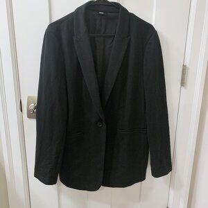 Mossimo black blazer casual womens large office business